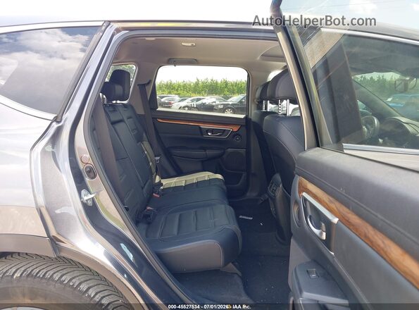 JHLRW2H82KX014202 2019 HONDA CR-V Silver VIN კოდის სტიკერის ხედი