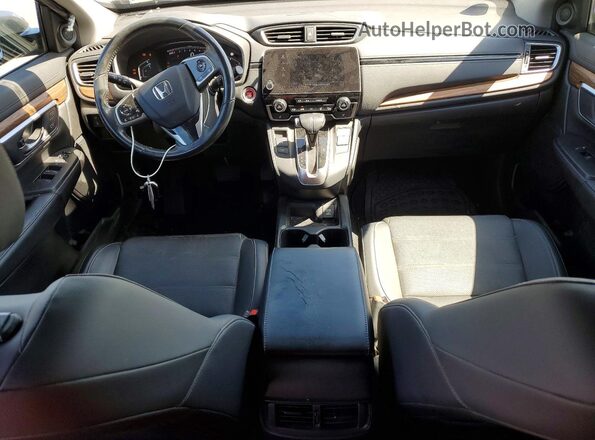 JHLRW2H86KX004174 2019 HONDA CR-V Gray Vista del salpicadero