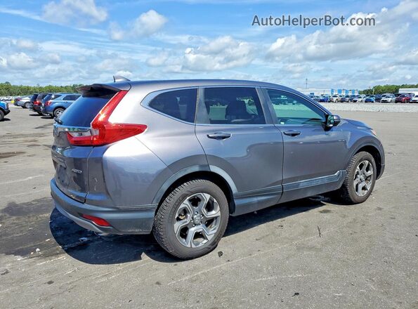 JHLRW2H86KX004174 2019 HONDA CR-V Gray Trasero derecho