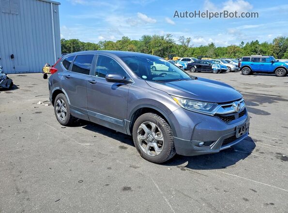 JHLRW2H86KX004174 2019 HONDA CR-V Gray Delantero derecho