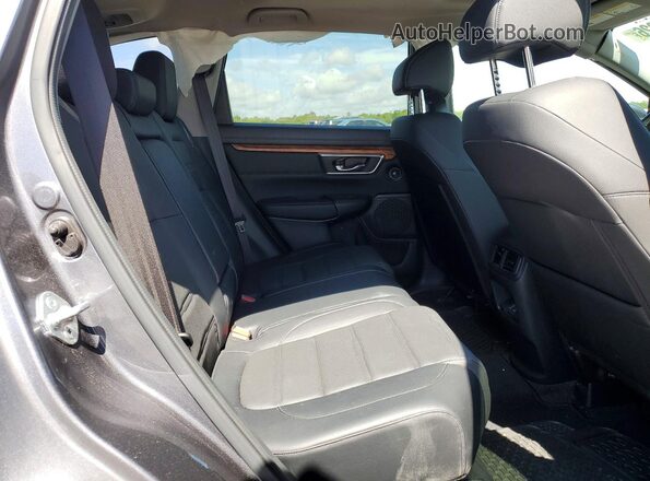 JHLRW2H86KX004174 2019 HONDA CR-V Gray Vista interior trasera