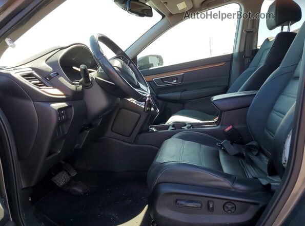 JHLRW2H86KX004174 2019 HONDA CR-V Gray Vista interior delantera