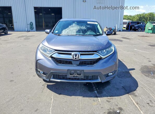 JHLRW2H86KX004174 2019 HONDA CR-V Gray Vista frontal