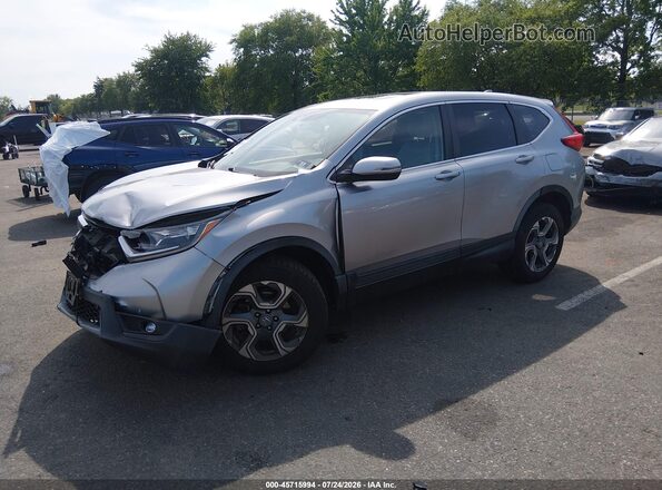 JHLRW2H89KX021227 2019 HONDA CR-V Gray წინა მარცხენა ხედი სამი მეოთხედიდან