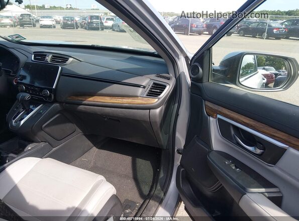 JHLRW2H89KX021227 2019 HONDA CR-V Gray წინა სალონის ხედი