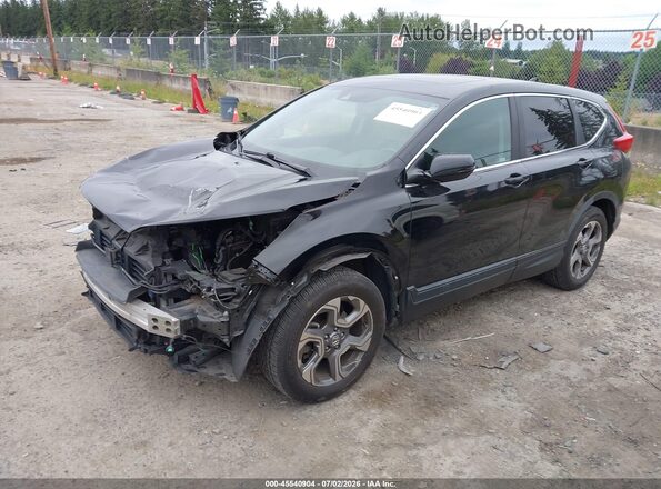 JHLRW2H8XKX022581 2019 HONDA CR-V Black Передня ліва чверть