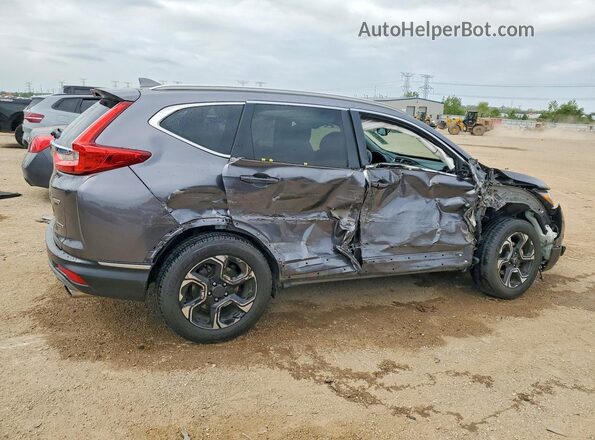 JHLRW2H90KX005765 2019 HONDA CR-V Gray Задня права чверть
