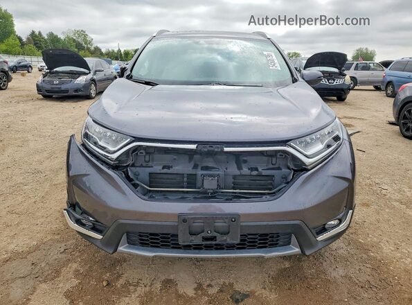 JHLRW2H90KX005765 2019 HONDA CR-V Gray Вид спереду