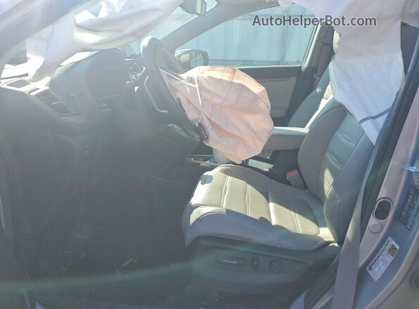 JHLRW2H90KX008021 2019 HONDA CR-V Silver Widok wnętrza z przodu