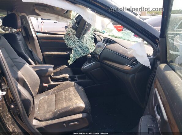 JHLRW2H90KX015728 2019 HONDA CR-V Черный Вид салона спереди