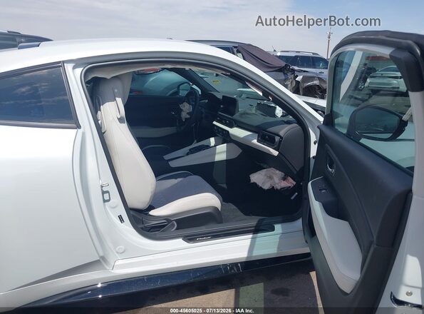 JHMBF1D65TX000615 2026 HONDA PRELUDE White Вид салону спереду