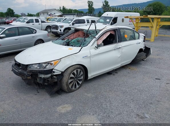 JHMCR6F33HC002440 2017 HONDA ACCORD White წინა მარცხენა ხედი სამი მეოთხედიდან