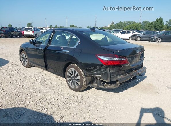 JHMCR6F33HC010263 2017 HONDA ACCORD Black Tył lewy