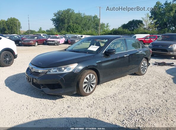 JHMCR6F33HC010263 2017 HONDA ACCORD Black Przód lewy