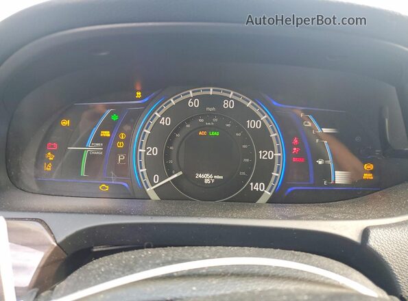 JHMCR6F34HC005895 2017 HONDA ACCORD Silver Instrument cluster view