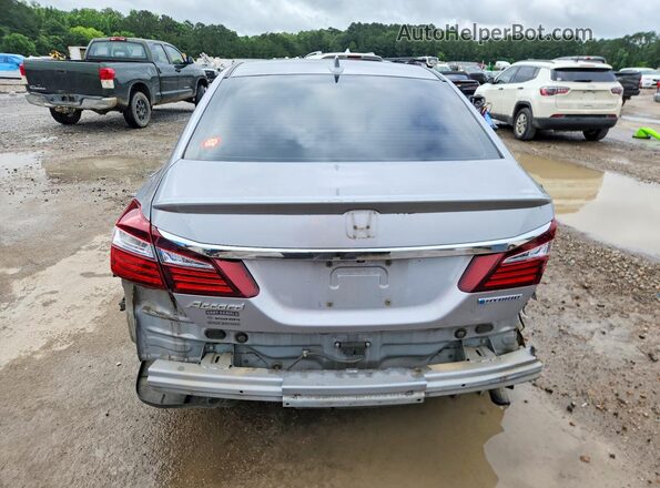 JHMCR6F34HC005895 2017 HONDA ACCORD Silver Rear view