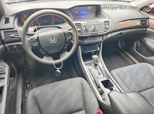JHMCR6F34HC005895 2017 HONDA ACCORD Silver Dashboard view