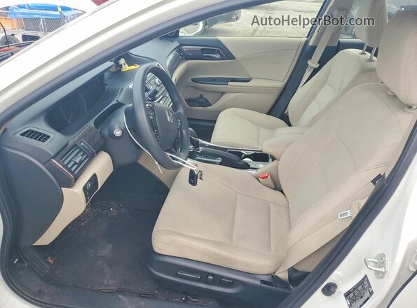 JHMCR6F35HC005873 2017 HONDA ACCORD White Սալոնի դիմացի տեսք