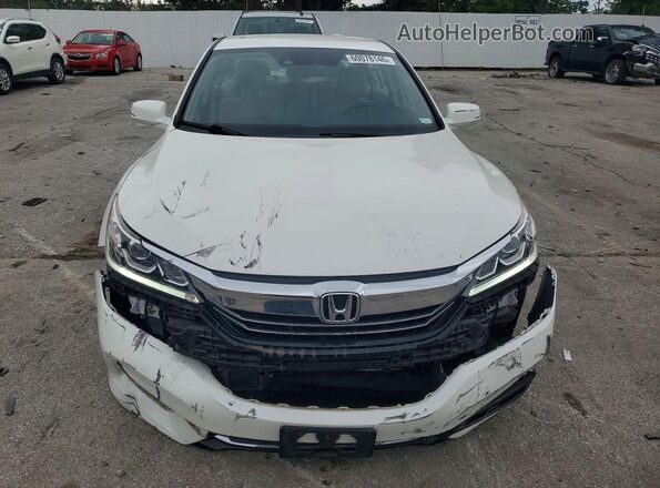 JHMCR6F35HC005873 2017 HONDA ACCORD White Դիմացի տեսք