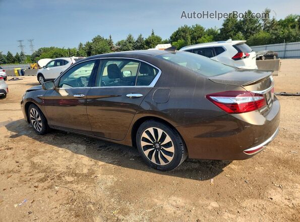 JHMCR6F35HC007218 2017 HONDA ACCORD Brown Հետևի ձախ