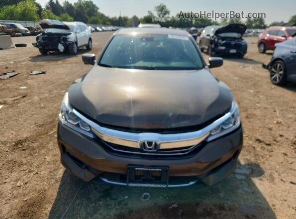 JHMCR6F35HC007218 2017 HONDA ACCORD Brown Դիմացի տեսք