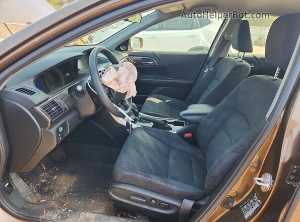 JHMCR6F35HC007218 2017 HONDA ACCORD Brown Սալոնի դիմացի տեսք