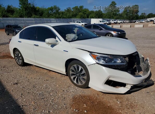 JHMCR6F37HC002442 2017 HONDA ACCORD White Delantero derecho