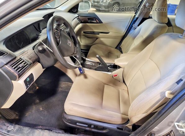 JHMCR6F38HC019122 2017 HONDA ACCORD Silver წინა სალონის ხედი