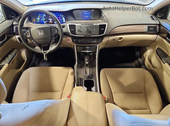 JHMCR6F38HC019122 2017 HONDA ACCORD Silver წინა პანელის ხედი