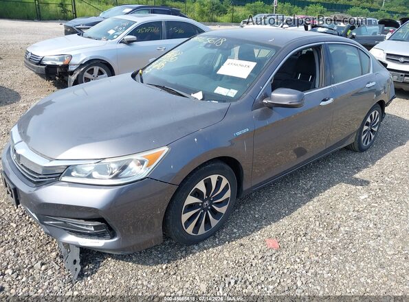 JHMCR6F39HC009313 2017 HONDA ACCORD Gray Przód lewy