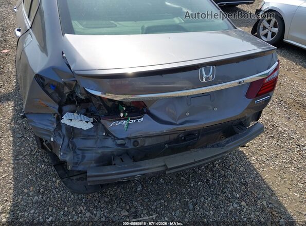 JHMCR6F39HC009313 2017 HONDA ACCORD Gray Widok z przodu