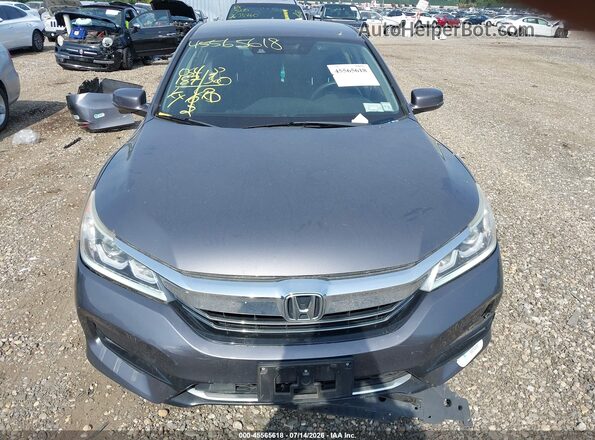 JHMCR6F39HC009313 2017 HONDA ACCORD Gray Widok zestawu wskaźników