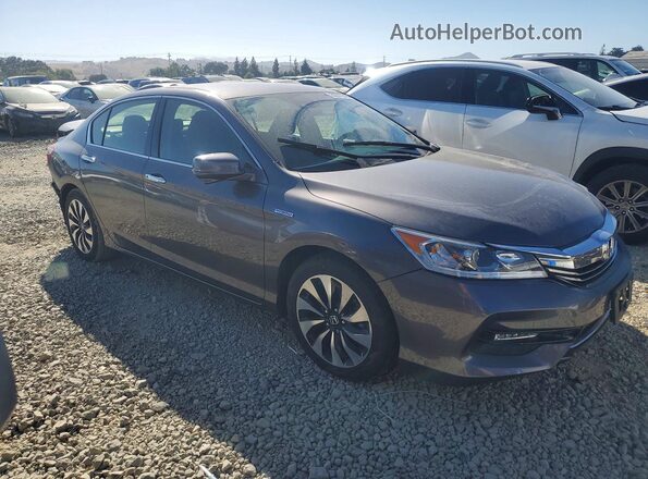 JHMCR6F3XHC006419 2017 HONDA ACCORD Gray Front right