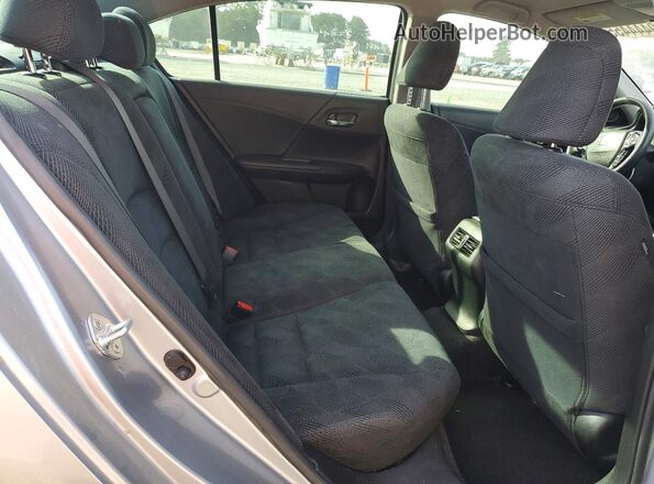 JHMCR6F3XHC009742 2017 HONDA ACCORD Silver Rear seats view
