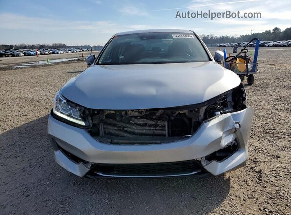 JHMCR6F3XHC009742 2017 HONDA ACCORD Silver Front view
