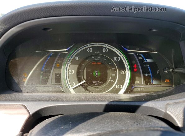 JHMCR6F3XHC009742 2017 HONDA ACCORD Silver Instrument cluster view