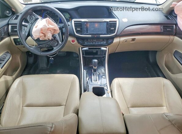 JHMCR6F51HC012482 2017 HONDA ACCORD Gray Widok deski rozdzielczej