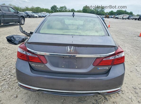 JHMCR6F51HC012482 2017 HONDA ACCORD Gray Widok z tyłu
