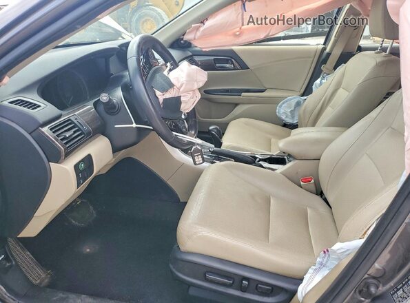 JHMCR6F51HC012482 2017 HONDA ACCORD Gray Widok wnętrza z przodu