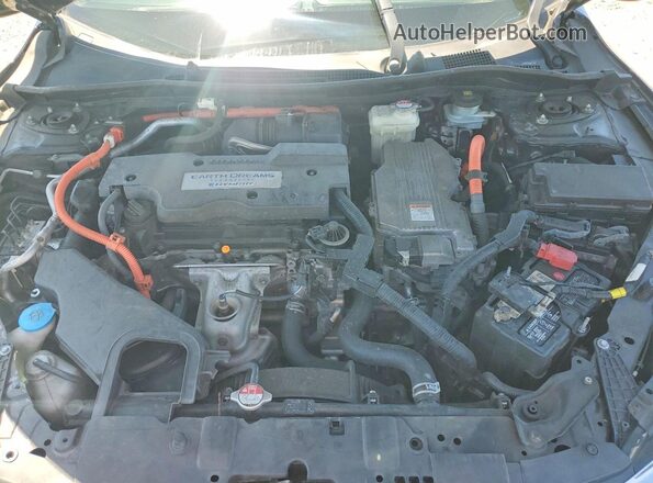 JHMCR6F52HC003855 2017 HONDA ACCORD Black Rear interior view