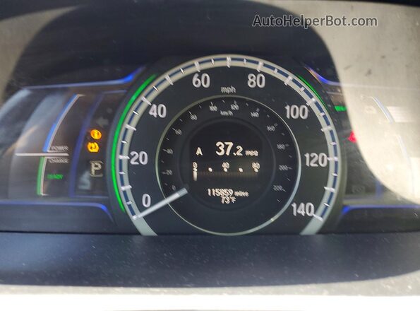 JHMCR6F52HC003855 2017 HONDA ACCORD Black Instrument cluster view