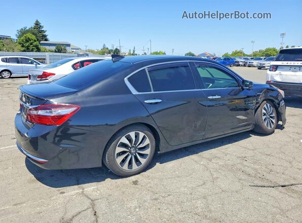 JHMCR6F52HC003855 2017 HONDA ACCORD Black Rear right
