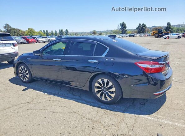 JHMCR6F52HC003855 2017 HONDA ACCORD Black Rear left