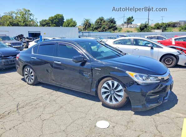 JHMCR6F52HC003855 2017 HONDA ACCORD Black Front right