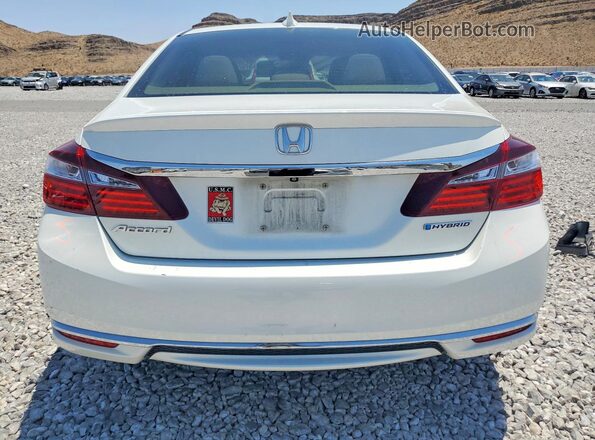 JHMCR6F53HC004755 2017 HONDA ACCORD Белый Вид сзади