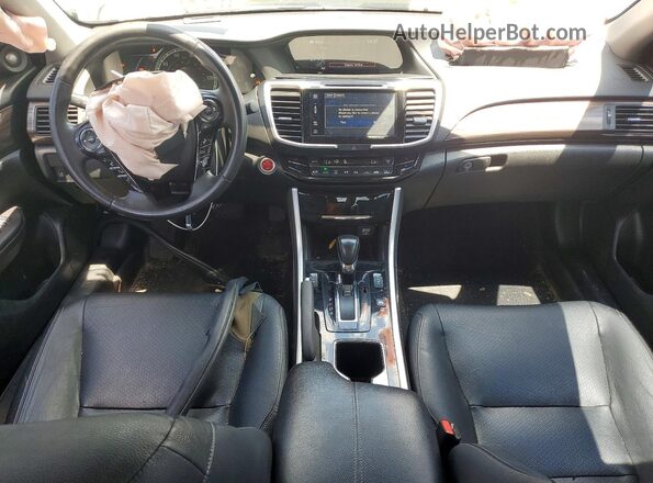 JHMCR6F53HC029736 2017 HONDA ACCORD Gray Dashboard view