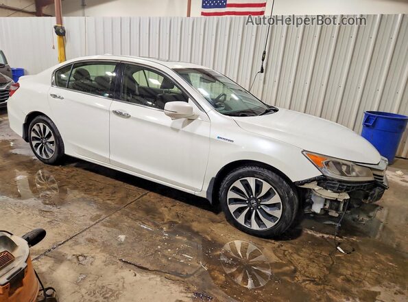 JHMCR6F54HC012993 2017 HONDA ACCORD Белый Передняя правая четверть