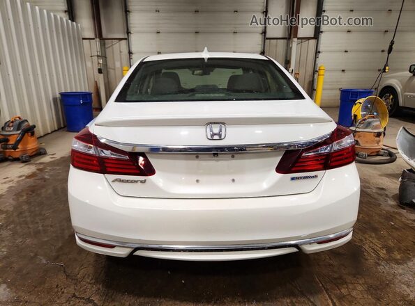 JHMCR6F54HC012993 2017 HONDA ACCORD Белый Вид сзади