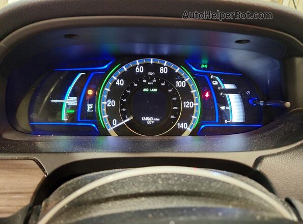JHMCR6F54HC012993 2017 HONDA ACCORD Белый Вид щитка приборов