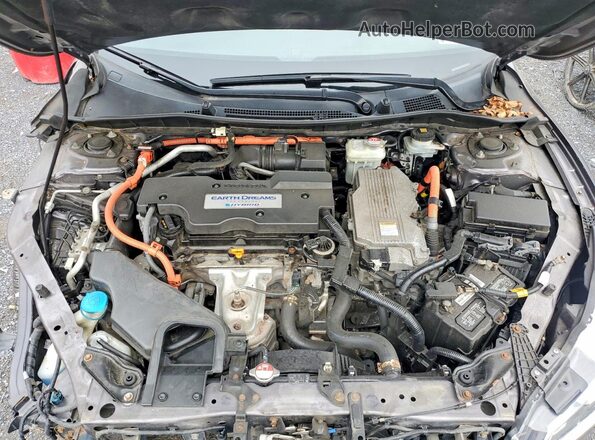 JHMCR6F55HC015840 2017 HONDA ACCORD Gray Widok wnętrza z tyłu